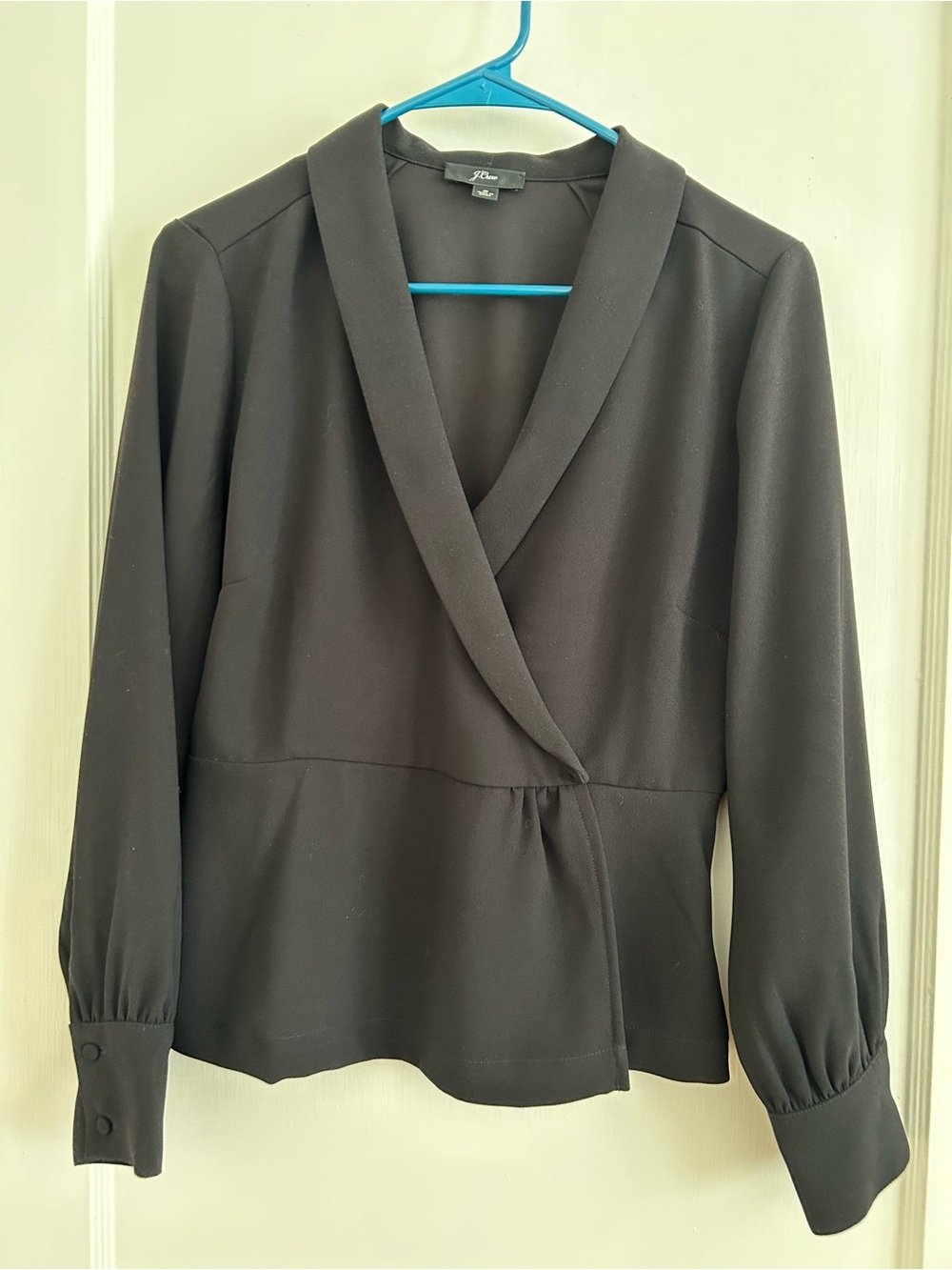 J. Crew Black Wrap-Style Blazer